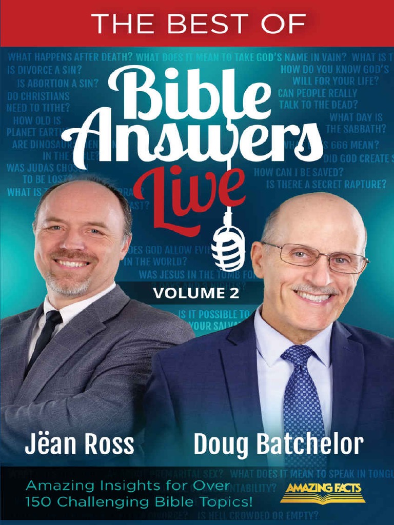 Doug Batchelor & Jean Ross×the Best of Bible Answers Live Vol02 | PDF |  Jesus | Ark Of The Covenant