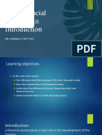 The Financial System-An: Dr. Parimala Veluvali