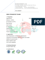 Technical Data Sheet: Zinc Stearate Ts-68H