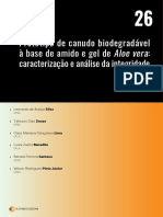 Protótipo de Canudo Biodegradável À Base de Amido e Gel de Aloe Vera: Caracterização e Análise Da Integridade