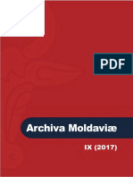 Archiva Moldaviae IX-2017