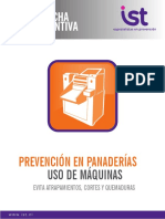 NeoFicha Preventiva #41 - Prevención en Panederías - Uso de Máquinas