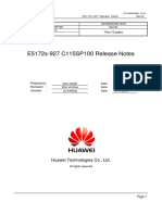 E5172s-927 C115SP100 Release Notes: Huawei Technologies Co., LTD