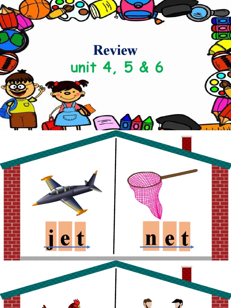 review 2 unit 4 5 6 lớp 6 tập 1