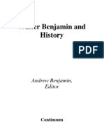 Andrew Benjamin - Walter Benjamin and History