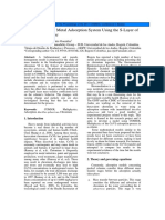 Model of A Heavy Metal Adsorption System Using The S-Layer of