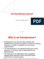 Entrepreneurship: An Introduction