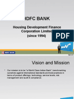 HDFC Bank: Housing Development Finance Corporation Limited (Since 1994)