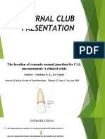 Journal Club Presentation: By-Richa Bhosale Ii Mds