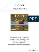 L'ours Texte A4 CP