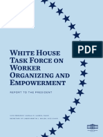 White House Task Force On Worker Organizing and Empowerment