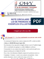 Note Circulaire LDF 2022 Exemples D'illustration IR