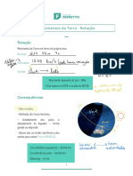 Movimentos da Terra - Rotação e suas consequências