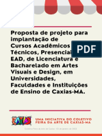 Proposta de Projeto Implantação de Curso de Artes Visuais e Design em Caxias-Ma