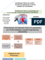 Prescripción de Ejercicio Físico en Pacientes Con Enfermedades Cardiorrespiratorias (AGUDAS)