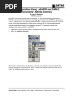 Data Acquisition Using Labview and Dataq Instruments' Activex Controls