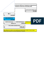 Calculo de IBC Seg Social