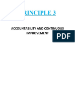 Principle 3 - Accountability and Continuous Improvement