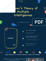 Gardner's Theory of Multiple Intelligences