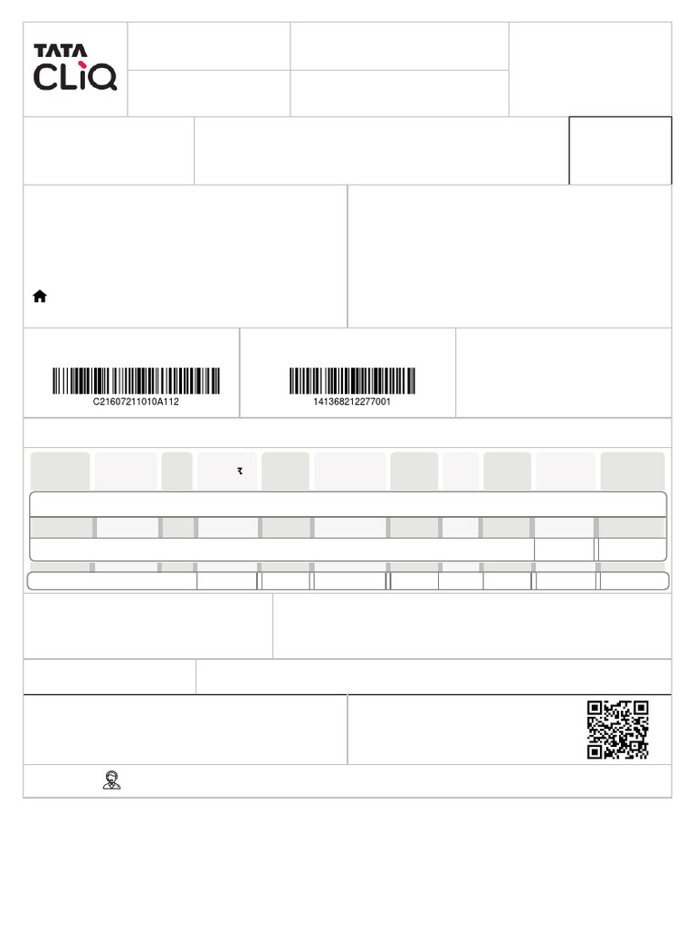 Tata CLiQ GST Invoice Details | PDF | Invoice | Economies