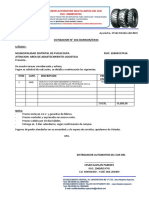 Formato Cotizacion Automotriz Multillantas Del Sur - Excavadora 330