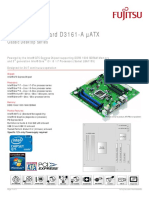 Fujitsu Mainboard D3161-A ATX: Data Sheet