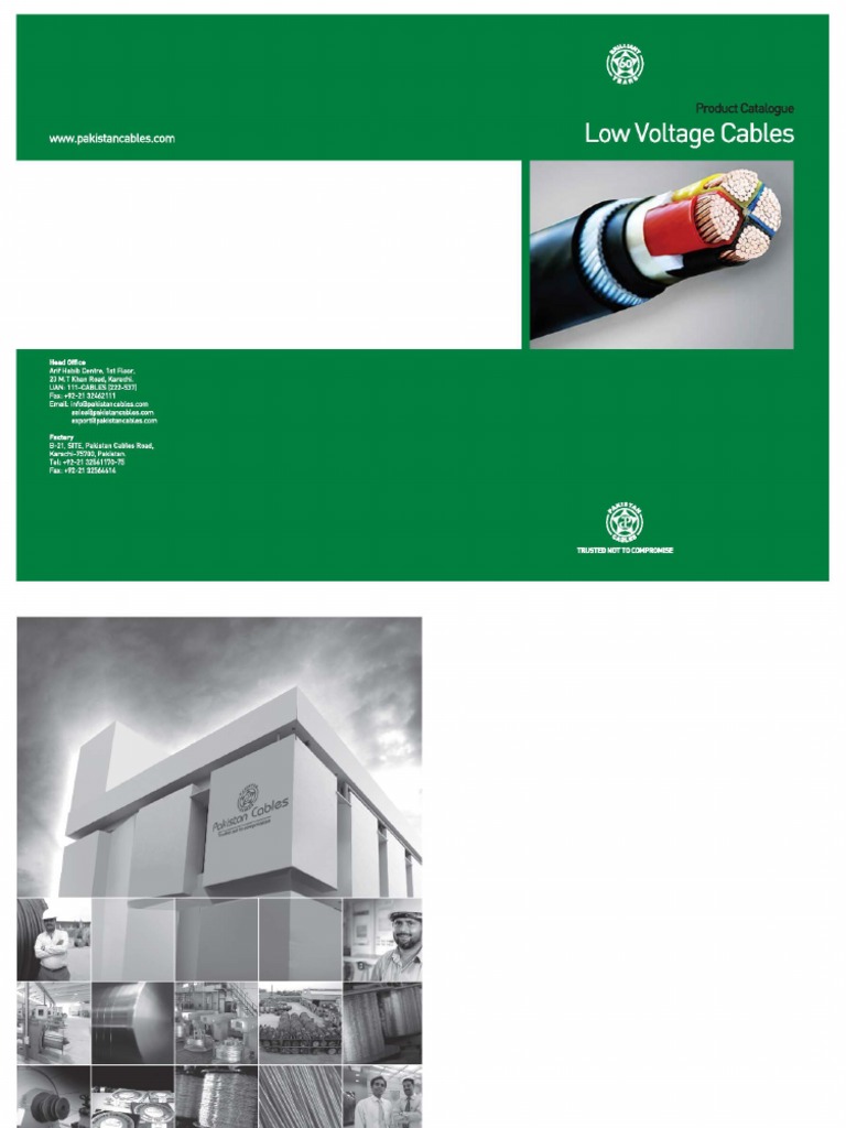 Low Voltage Cable Specifications Guide | PDF | Insulator (Electricity ...