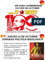 Propuestas de Actividades para Conmemorar La Revolucion de Octubre
