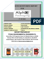 Alpha Packaging Air Emissions q3 2021