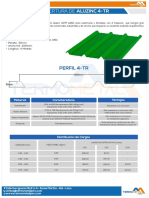 Cobertura de Aluzinc 4tr