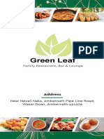 Greenleaf Menucard