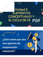 Unidad 2: Elementos Conceptuales Y El Ciclo de Vida: ¿Qué Crees Que Sea Una Agencia de Cooperación Industrial?