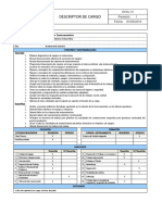 PERFIL DE CARGO Eléctrico Instrumentista