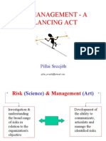 risk management a balancing act