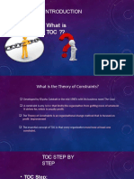 What is the Theory of Constraints