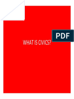 What Is Civics?