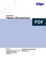 Fabius GS Premium: Supplement