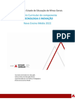 02 12 2021 Diretriz Curricular do Componente de Tecnologia e Inovação Novo Ensino Médio 2022