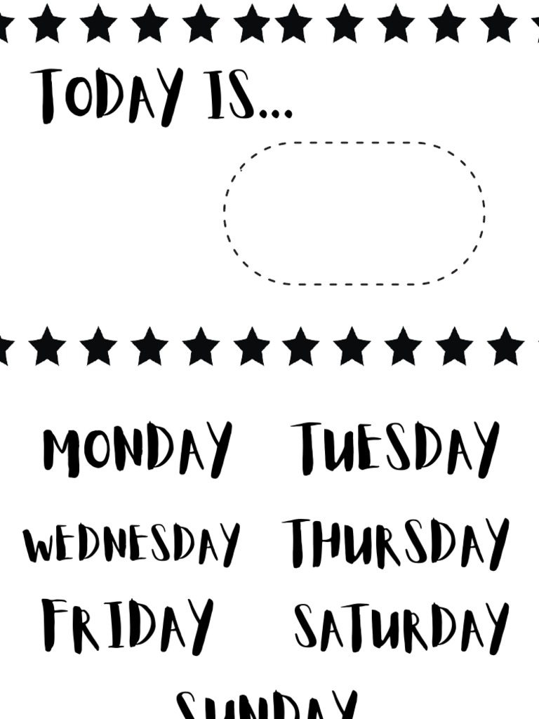 Today Is... | PDF