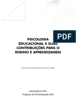 Psicologia Educacional e Suas Contribuições Para o Ensino e Aprendizagem