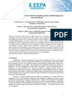 Processo Produtivo Do Etanol de Segunda Geração Usando Bagaço de