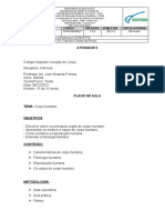 Plano de aula sobre o corpo humano