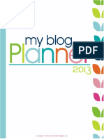 2013BlogPlanner Colorful