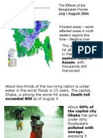 July / August 2004.: The Effects of The Bangladesh Floods