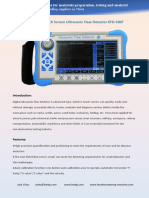 Advanced Touch Screen Ultrasonic Flaw Detector EFD-500T