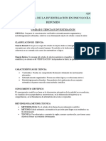 Metodología Investigación Psicología