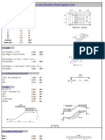 C.D.P C.D.P: Design of Stair (Calculation Sheet) Egyption Code