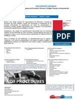 NDT Procedures: Diplomado Endigital