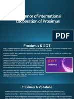 Experience of International Cooperation of Proximus