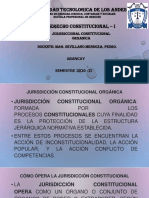 Semana 6, Sesion 13 Juridiccional Constitucional Organica 25-11-21